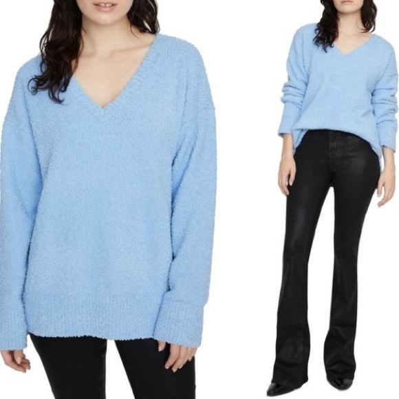 Sanctuary V Neck Teddy / Popcorn Sweater - Picture 1 of 7